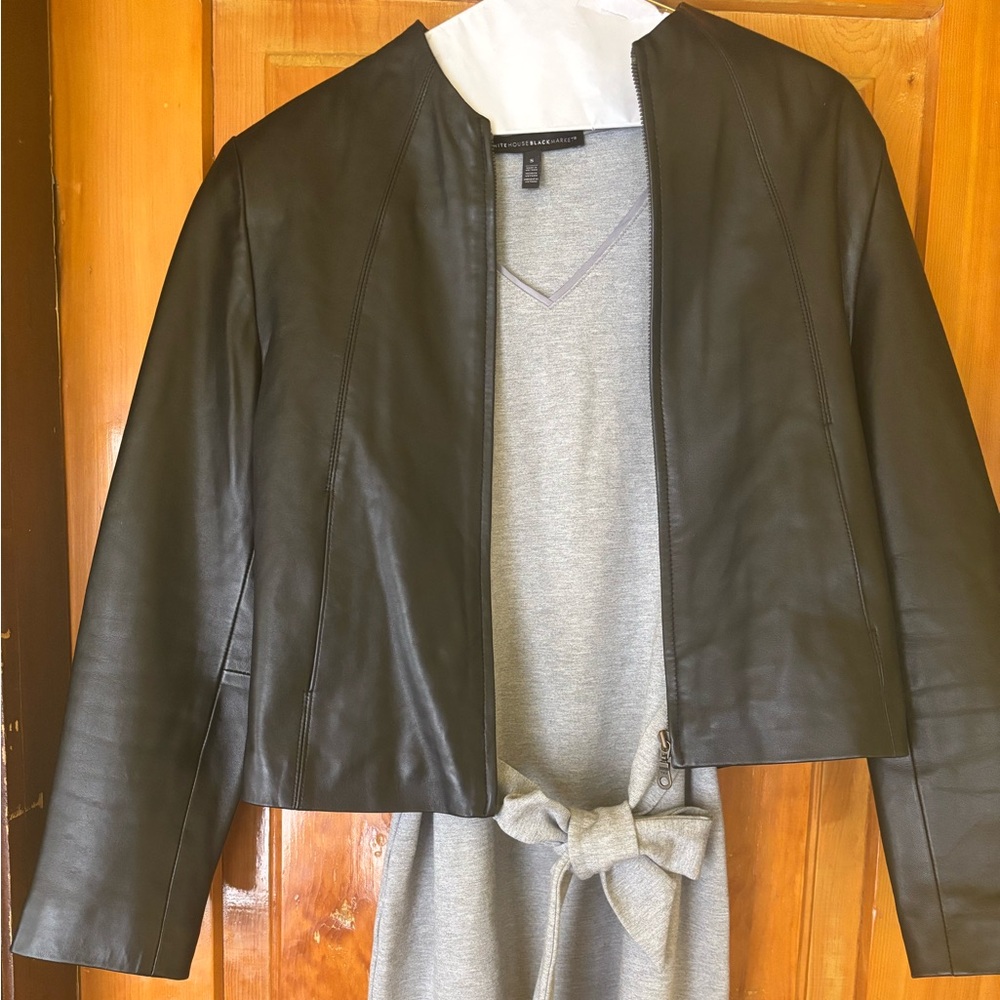 The Leather Co New York. Soft black crop jacket size S